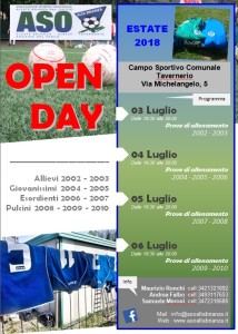 locandina open day