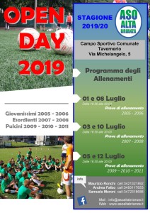 Locandina open day