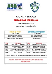 festa sport mattino