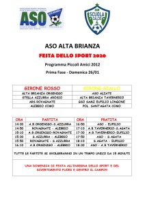 festa sport pomeriggio